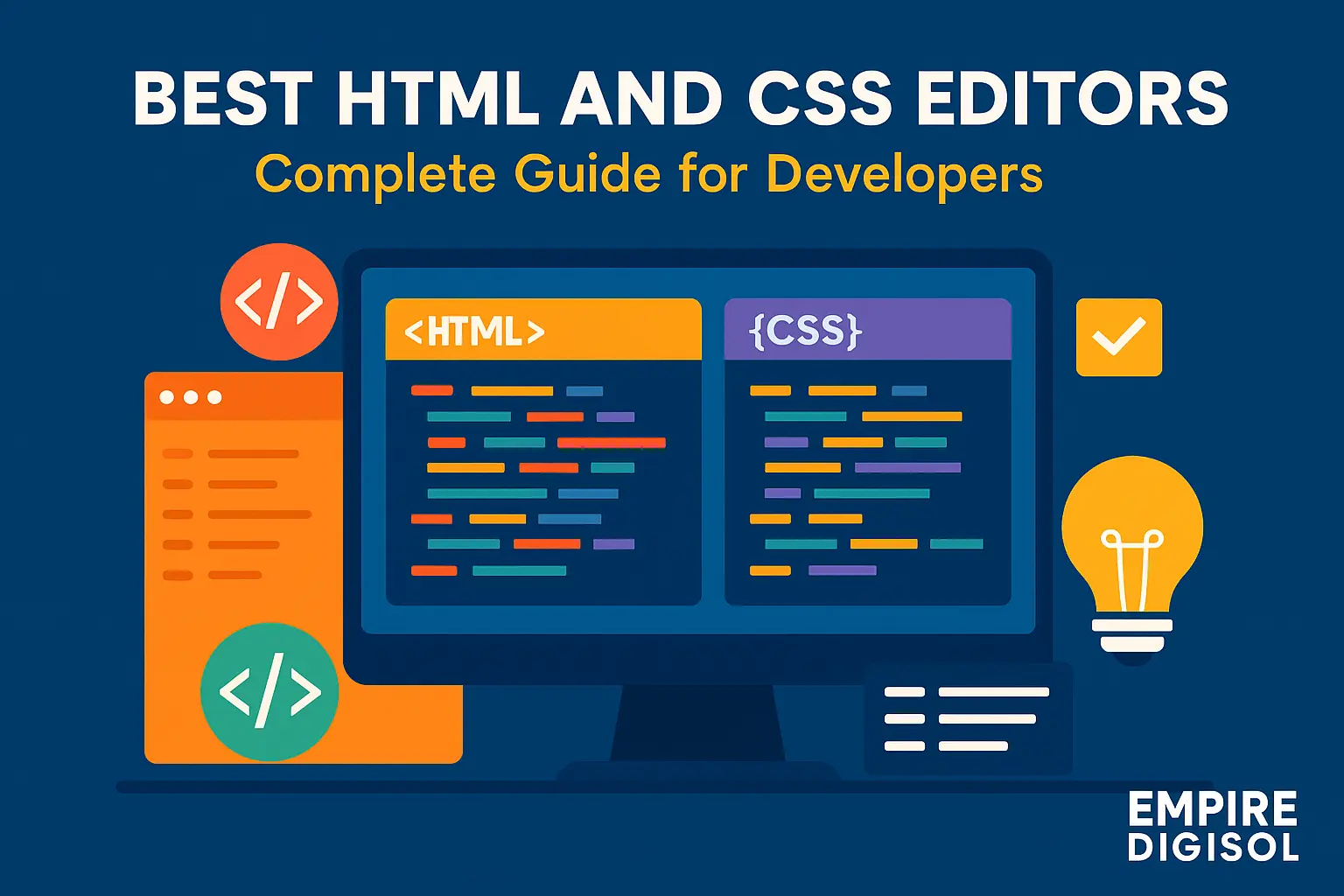 Best HTML and CSS Editors
